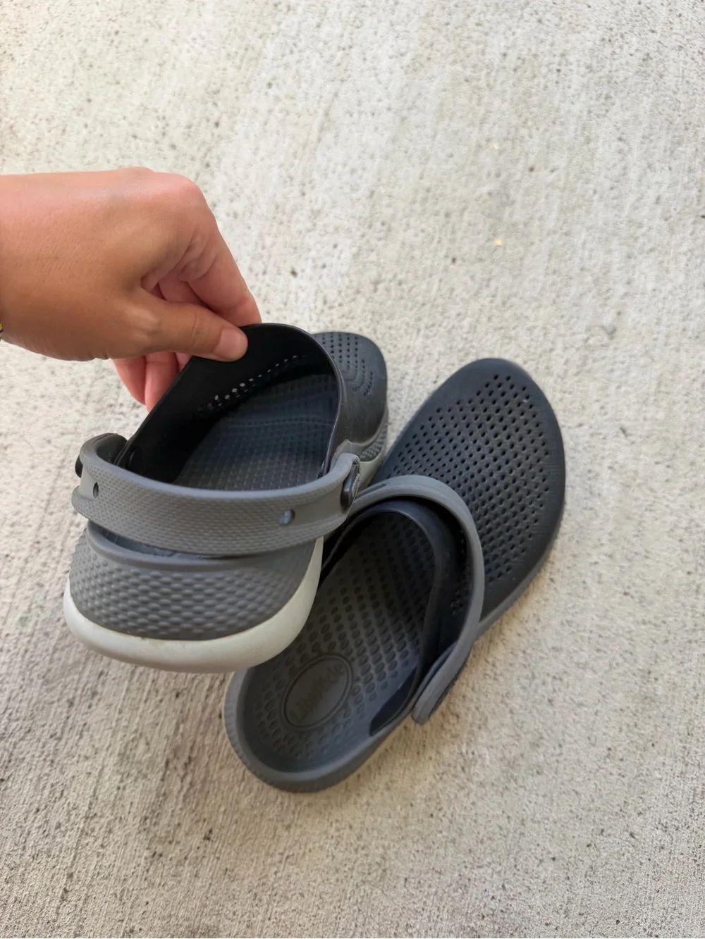 Crocs Kids Literide 360 Clog - Black/Slate Grey - US Kid's J 3